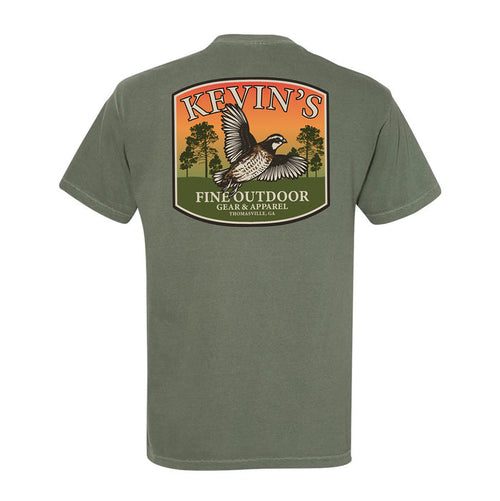 Kevin's Quail Sunset Short Sleeve T-Shirt-Men's Clothing-Kevin's Fine Outdoor Gear & Apparel