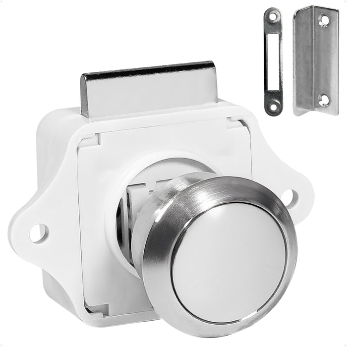 Keyless Push Button Latch, Stainless Steel - FO92 - Five Oceans