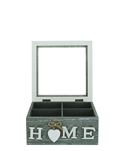 Kitchen Life Home Tea Box Small - Grey