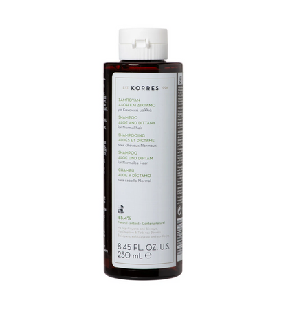 Korres Aloe + Dittany Shampoo for Normal Hair 250ml