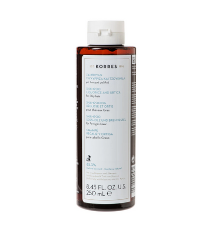 Korres Liquorice + Urtica Shampoo for Oily Hair 250ml