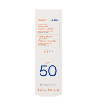 Korres Yoghurt Sunscreen Face Cream SPF50 50ml