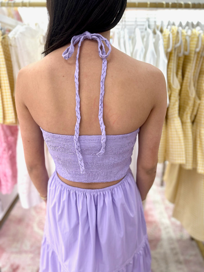 Lavender Fields Midi  Dress
