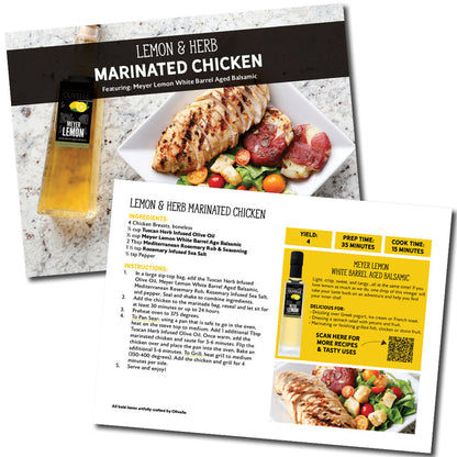 Lemon and Herb Marinated Chicken Recipe Card