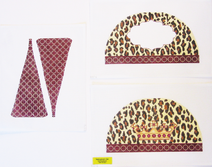 Needlepoint Leopard Print Canvas