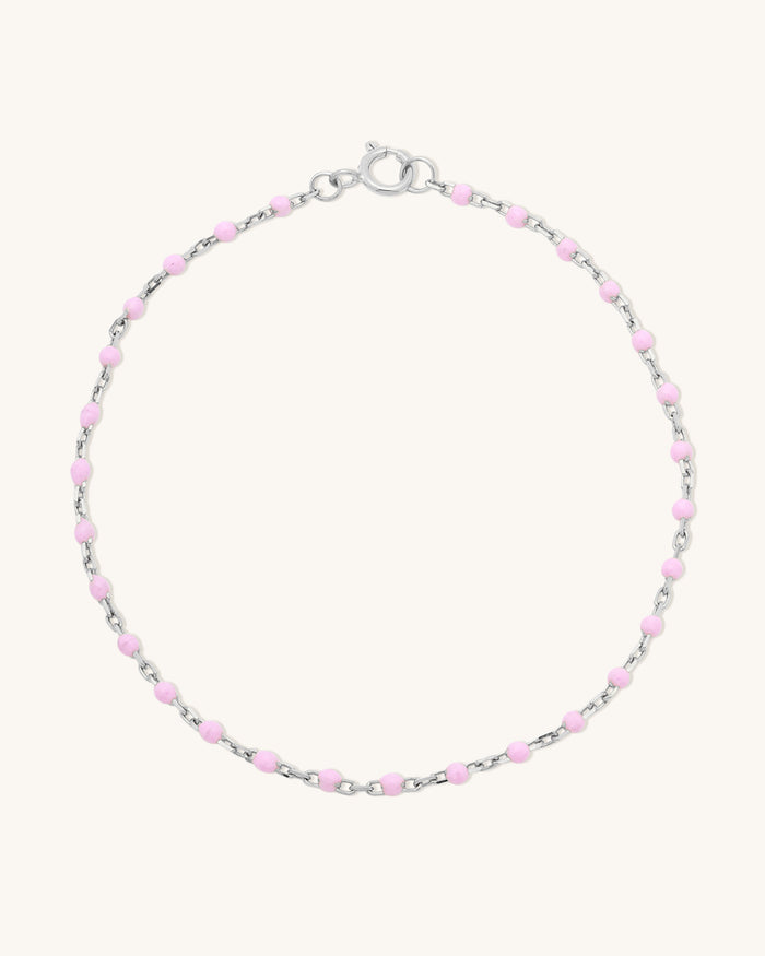 Lilac Candy Chain Anklet