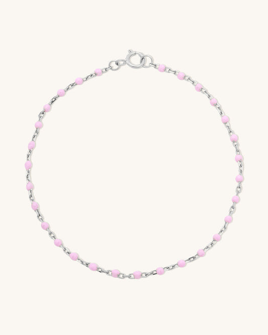 Lilac Candy Chain Anklet