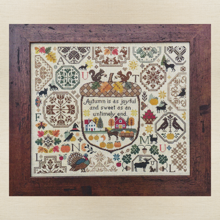 Lila's Studio - Autumn is As Joyful - Booklet Chart and/or Roxy Floss Conversion