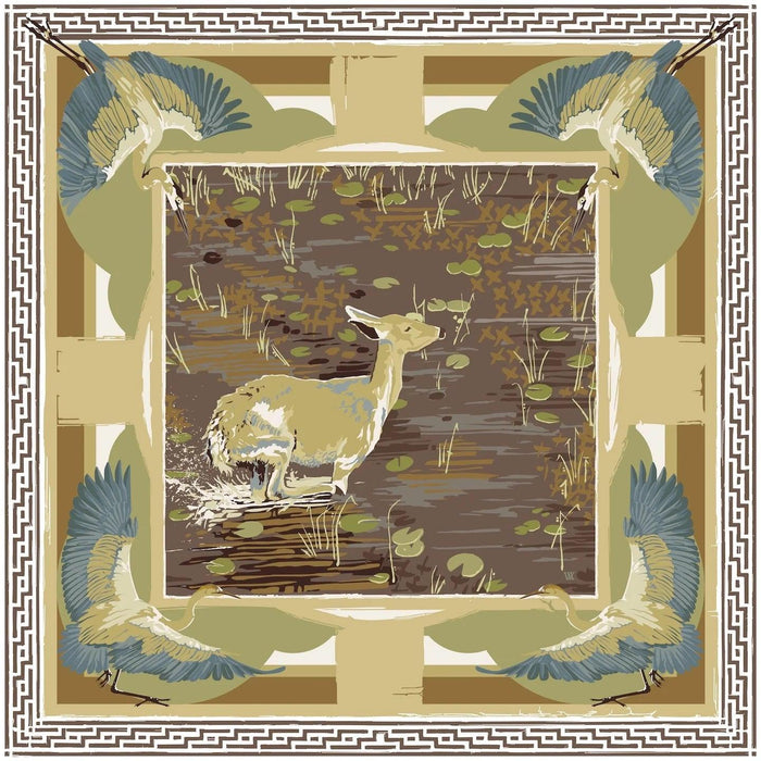 Lily Pad Doe Scarves-Women's Accessories-Brown-Kevin's Fine Outdoor Gear & Apparel