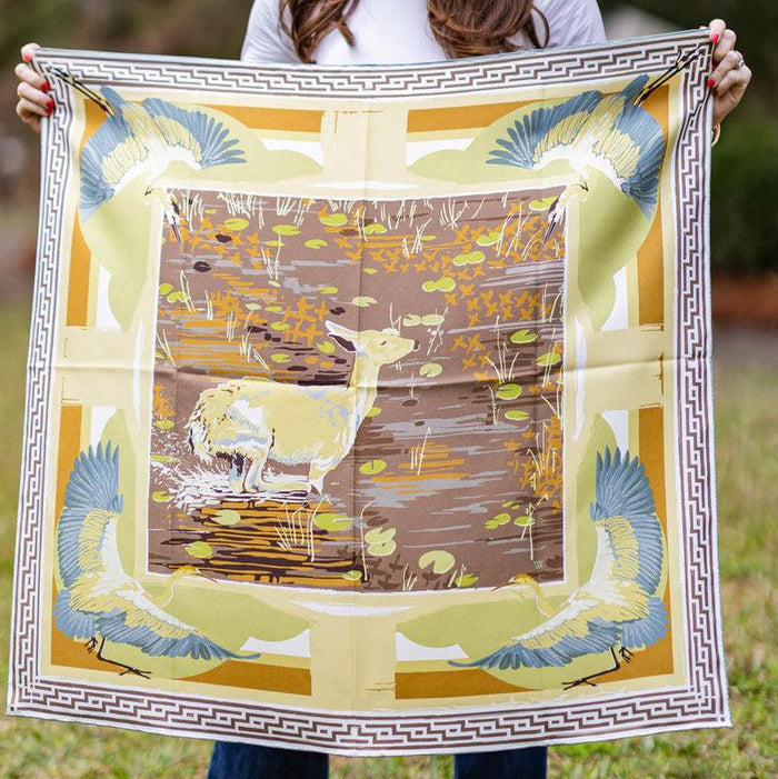 Lily Pad Doe Scarves-Women's Accessories-Brown-Kevin's Fine Outdoor Gear & Apparel