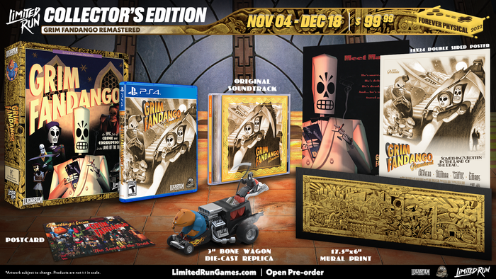Limited Run #485: Grim Fandango Remastered Collector's Edition (PS4)