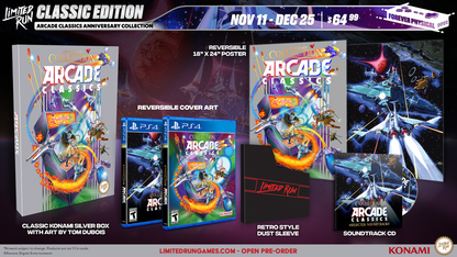 Limited Run #487: Arcade Classics Anniversary Collection Classic Edition (PS4)