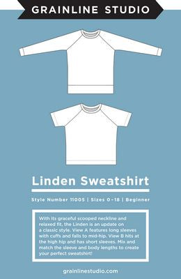 Linden Sweatshirt --- Grainline Studio