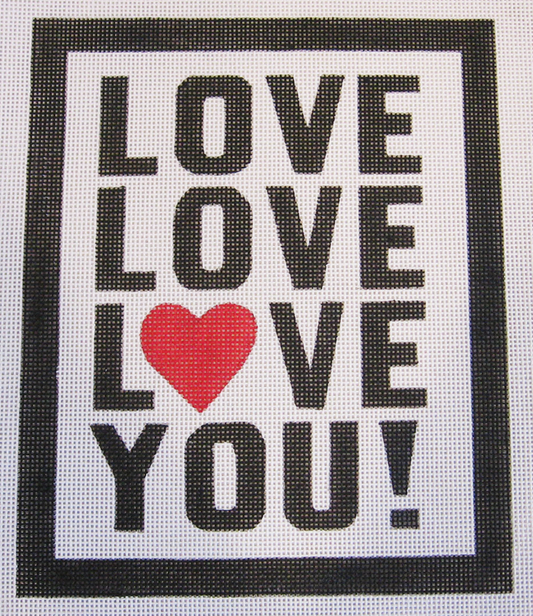 Needlepoint Love Canvas
