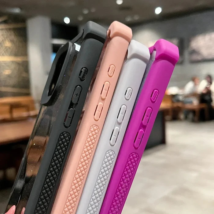 Colorful phone cases.