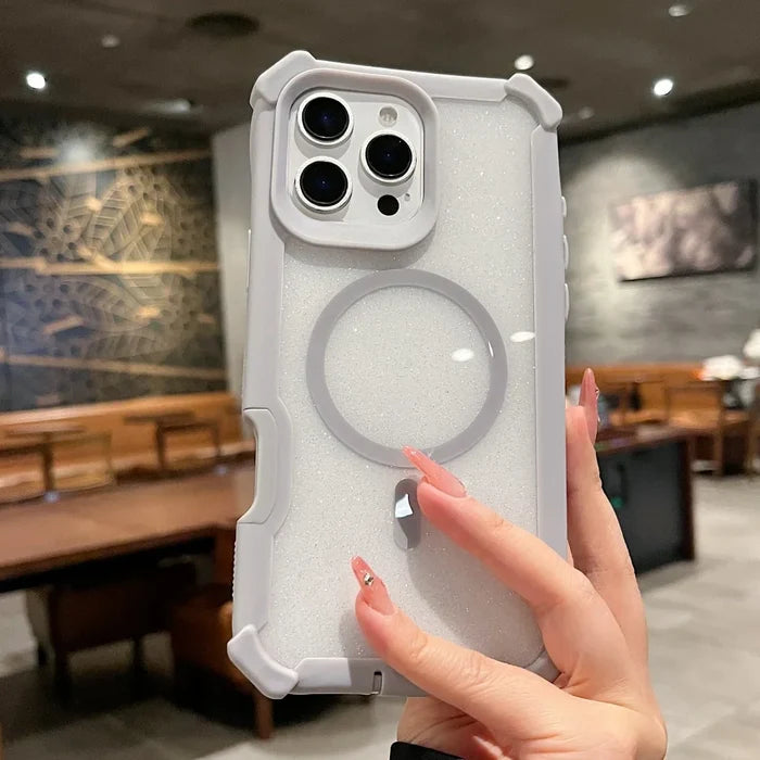 Gray phone case with MagSafe.