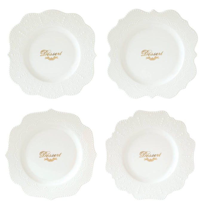 Maison Chic Dessert Plate 4 Piece