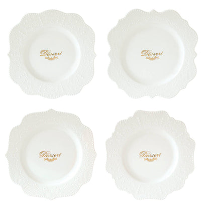 Maison Chic Dessert Plate 4 Piece