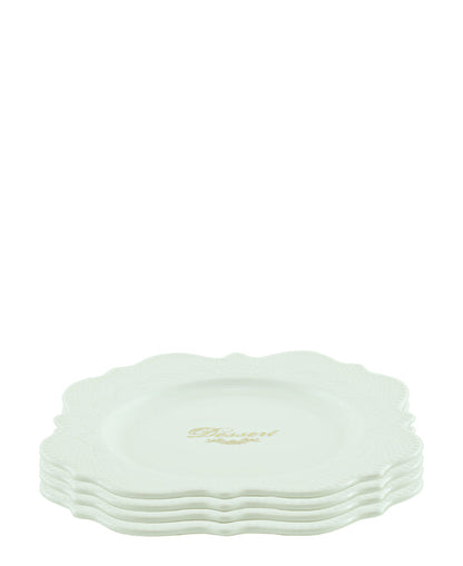 Maison Chic Dessert Plate 4 Piece