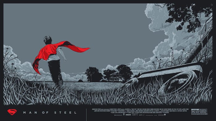 Man of Steel   Taylor Variant Ken Taylor poster