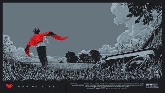 Man of Steel   Taylor Variant Ken Taylor poster