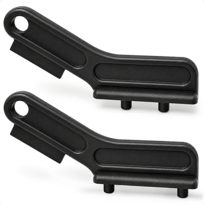 Marine Deck Plate Key, 2 Sizes, Black Nylon, 2-Pack