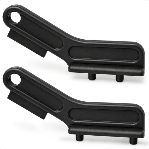 Marine Deck Plate Key, 2 Sizes, Black Nylon, 2-Pack