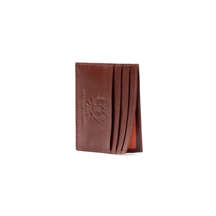 Martin Dingman Edward Saddle Leather Executive ID Card Case-Men's Accessories-Saddle Tan-Kevin's Fine Outdoor Gear & Apparel