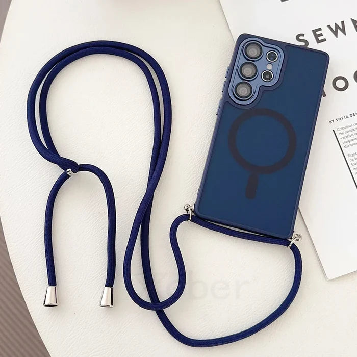 Navy Blue / Case & Strap / Galaxy S25+
