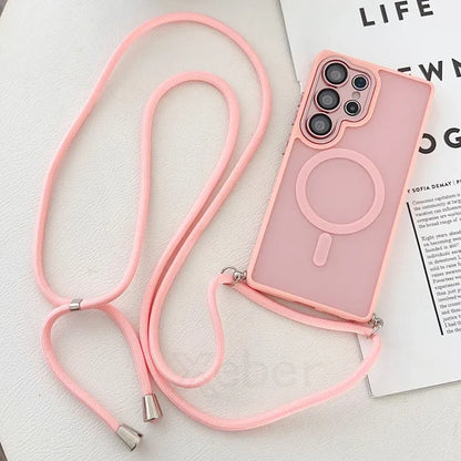 Pink / Case & Strap / Galaxy S23 Ultra