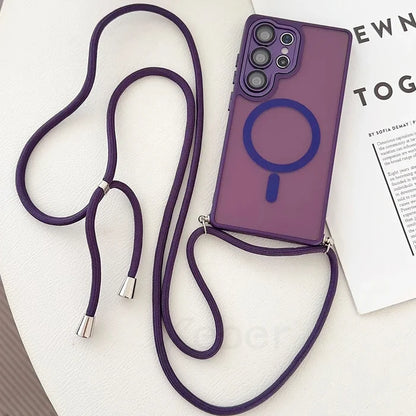 Deep Purple / Case & Strap / Galaxy S22 Ultra 5G