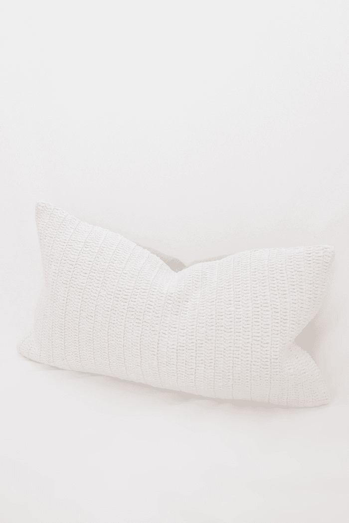 Maverick Lumbar Pillow - Ivory - 14"x26"