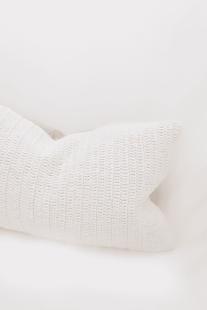 Maverick Lumbar Pillow - Ivory - 14"x26"