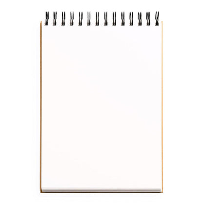 Medium Sketchbook 10 x 7"- Spiral Fliptop Landscape (Kraft)