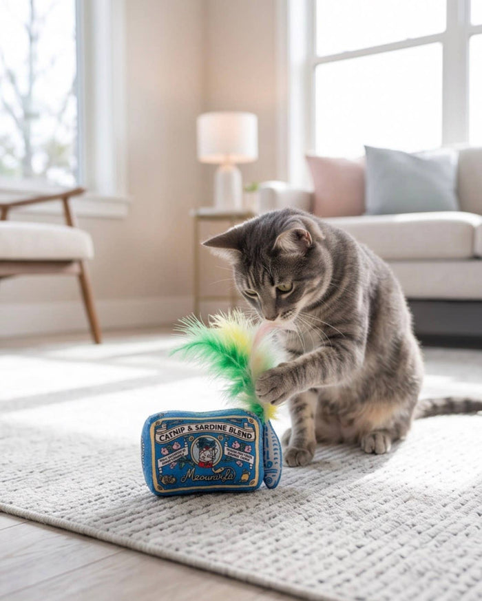Haute Diggity Dog Haute Diggity Dog - Meowwife Sardines Catnip Toy with Feathers