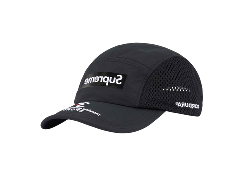 Mesh Side Panel Camp Cap Black
