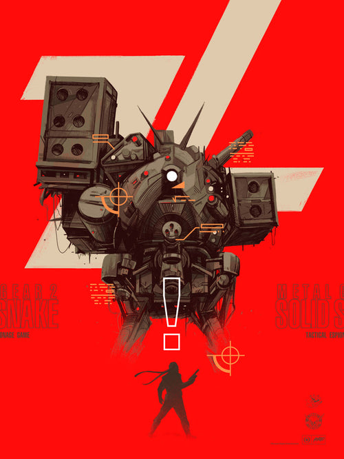 Metal Gear 2: Solid Snake Poster