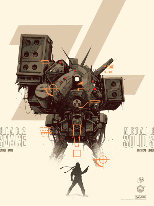 Metal Gear 2: Solid Snake Variant Poster
