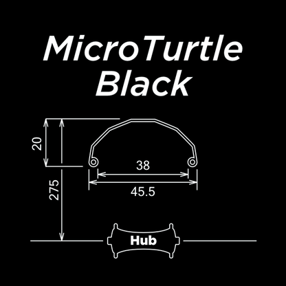 Micro Turtle Black