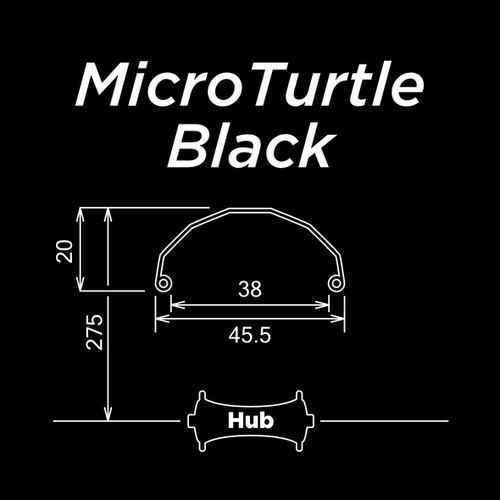 Micro Turtle Black