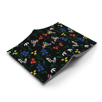 Midnight Garden Soft Touch Lined Layflat Notebook