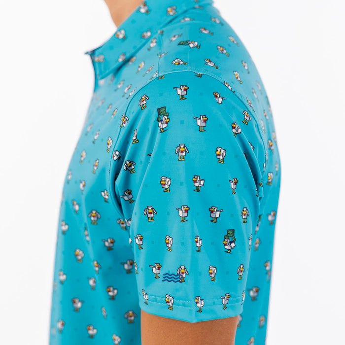 RSVLTS Minecraft Breakfast Balls All-Day Polo Minecraft "Chicken Jockey" – All-Day Polo Minecraft "Chicken Jockey" – All-Day Polo