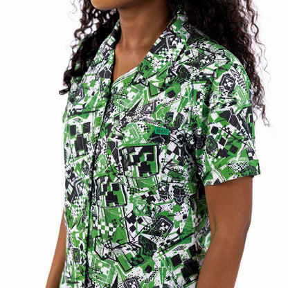RSVLTS Minecraft Women's Short Sleeve Shirt Minecraft "Short Fuse" – Women's KUNUFLEX Short Sleeve Shirt Minecraft "Short Fuse" – Women's KUNUFLEX Short Sleeve Shirt
