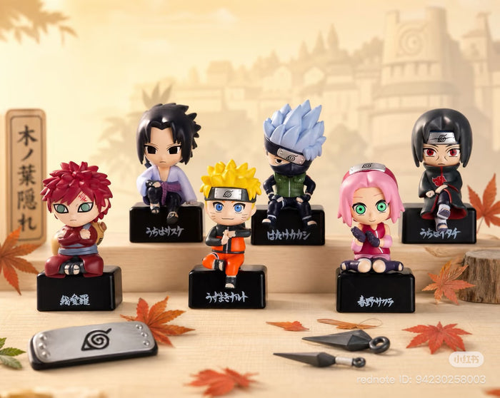 Mini Figure‑Sitting Pose Series Naruto Blind Box - Preorder