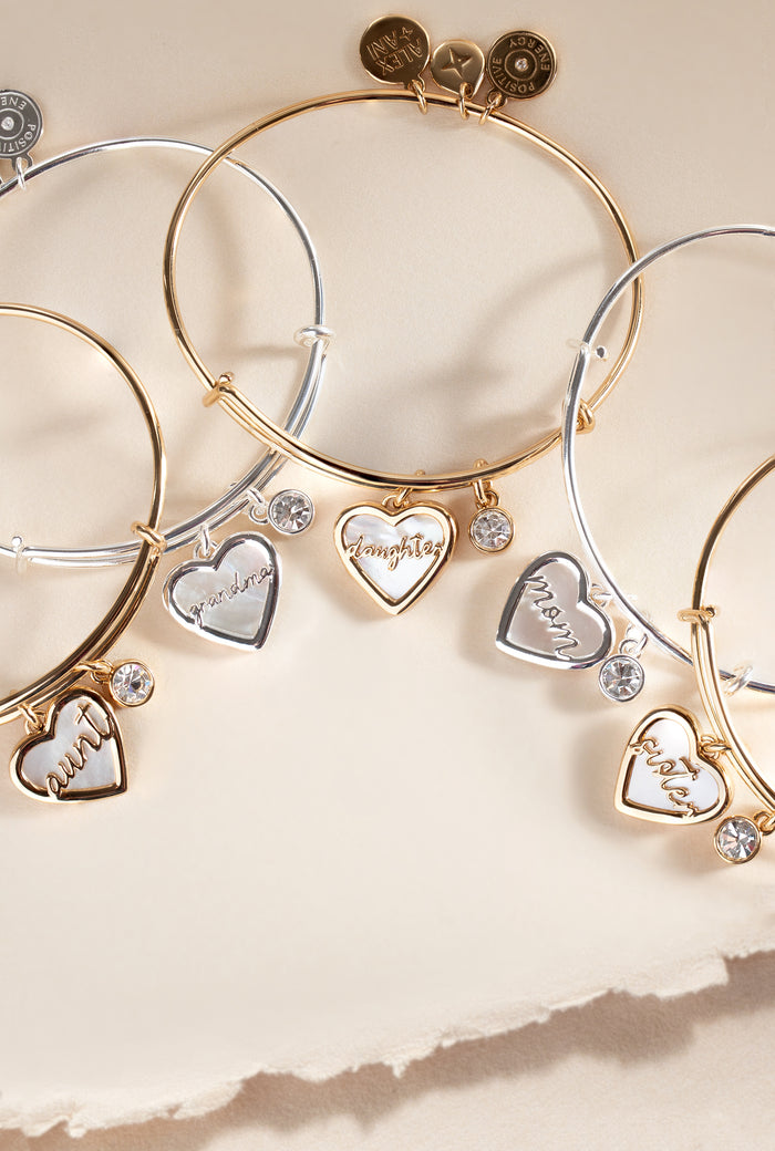 Mom Mother of Pearl Bangle