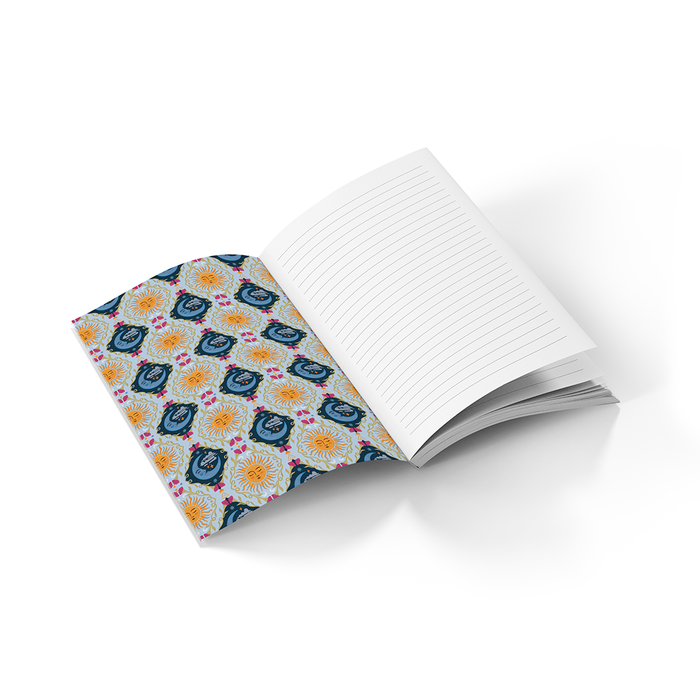 Moon Tarot  Soft Touch Classic Lined Layflat Notebook