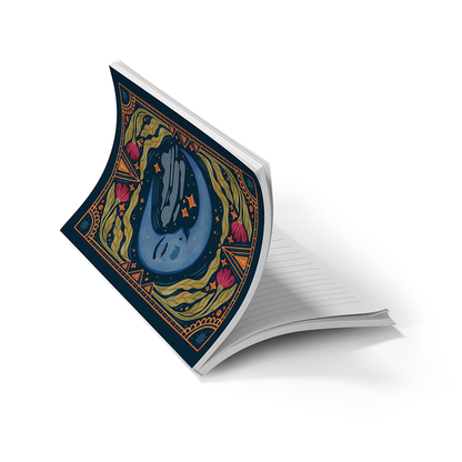 Moon Tarot  Soft Touch Classic Lined Layflat Notebook