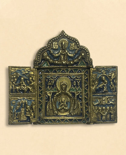 Mother of God "Znamenie" Triptych