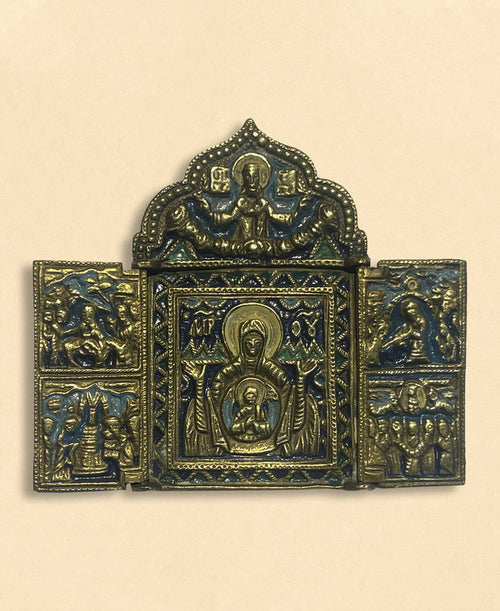 Mother of God "Znamenie" Triptych