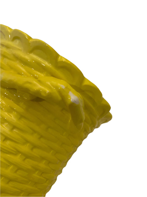 Mottahedeh Yellow Cachepot.